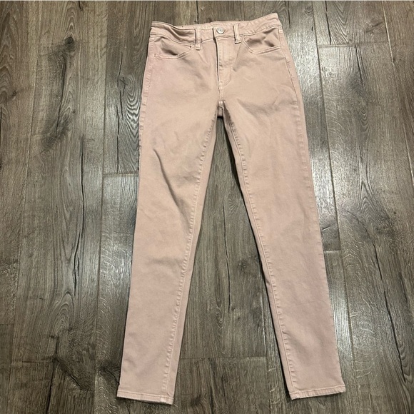 American Eagle Pants Super Stretch Dusty Pink Mauve Hi-Rise Jegging Jeans Size 6 - Picture 12 of 12